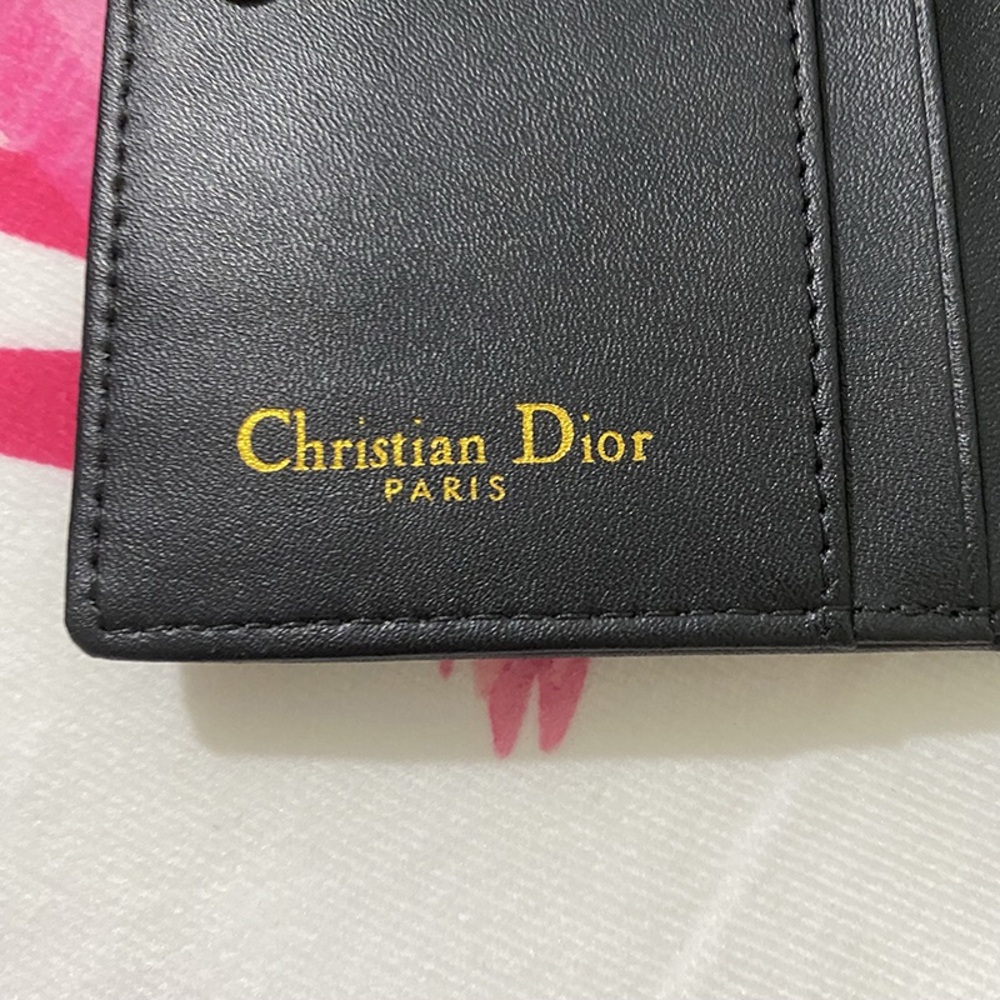Dior Blue Oblique 30 Montaigne Lotus Wallet - Picture 4 of 9